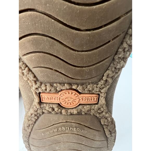 Earth Spirit Paula II Brown Suede Faux Fur Tie Ankle Comfort Snow Boots 7.5 - Picture 10 of 10